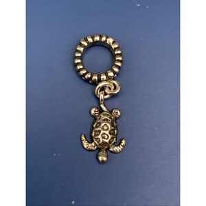 .925 Turtle with Ornate Bale Sterling Silver Jewelry Charm #beach #turtles
